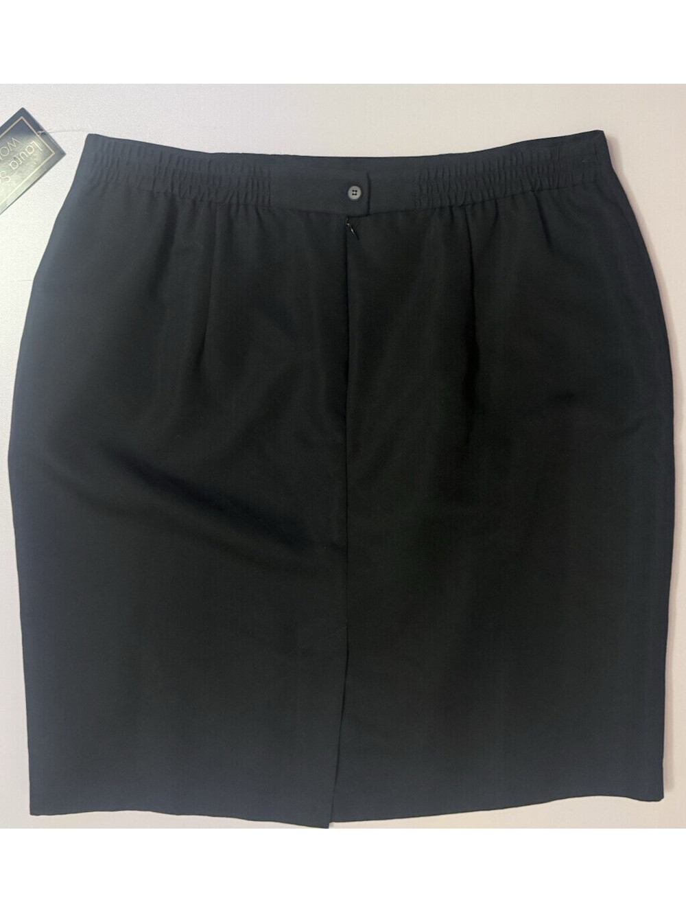 Laura Scott Womens Maxi Skirt Size 22 W Professional Business Career Black